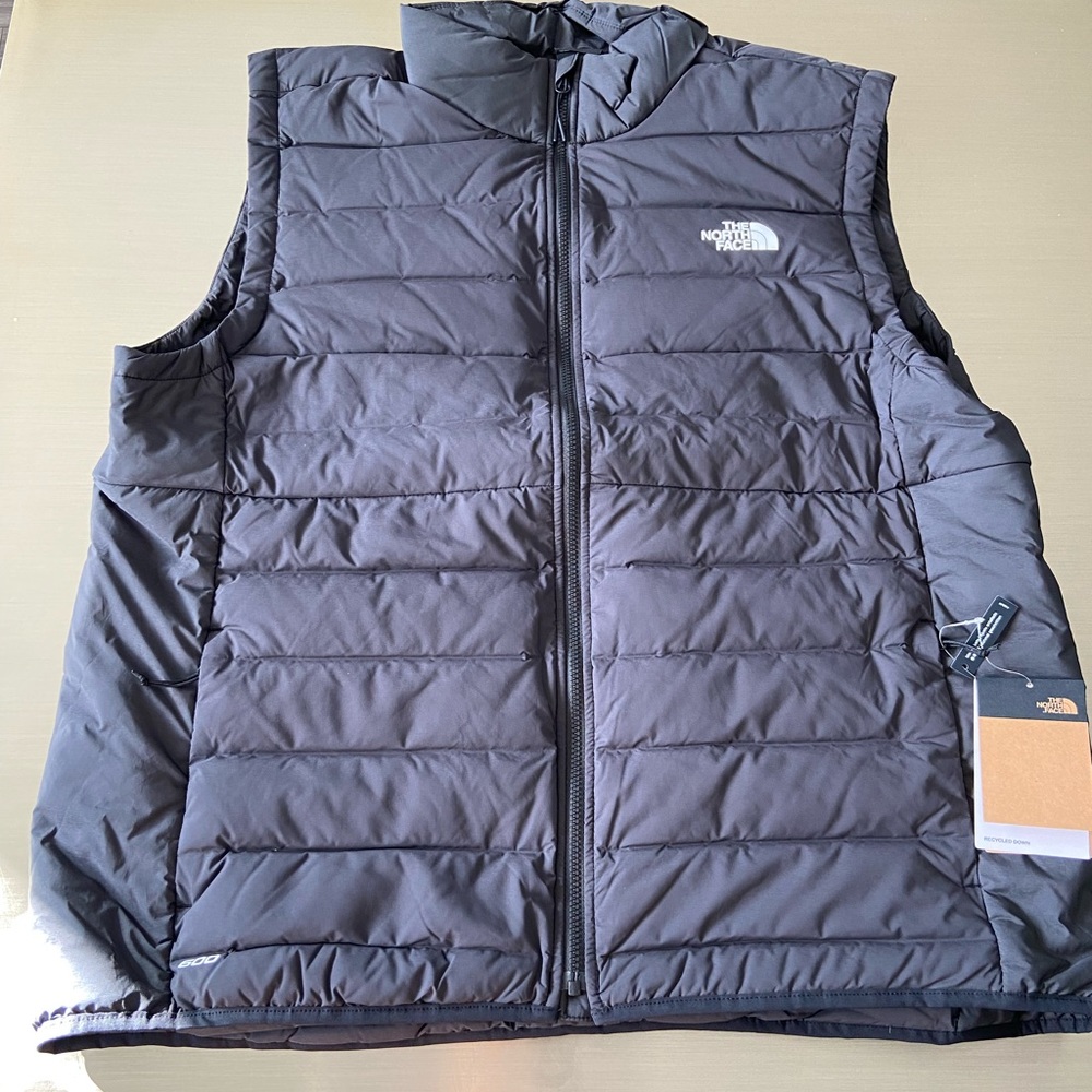 Mens XXL North Face Recycled Down Vest